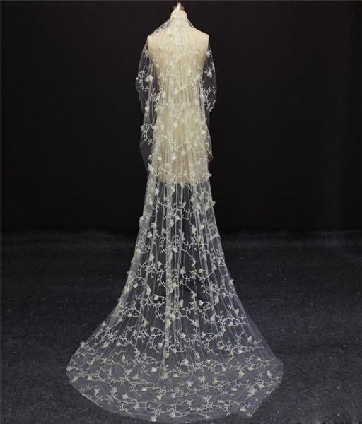 romantic full lace wedding veil one layer 3d floral appliques bridal accessories long veils for bride6973777, Black
romantic full lace wedding veil one layer 3d floral appliques bridal accessories long veils for bride6973777, Black