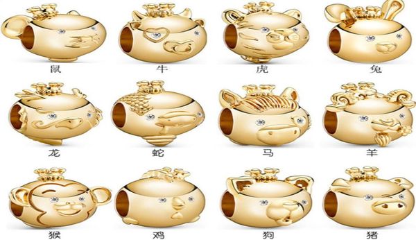 fits sterling silver bracelet boy girl zodiac golden beads new year gift beads charms for european charm chain fashion diy jewelry4365193, Black
fits sterling silver bracelet boy girl zodiac golden beads new year gift beads charms for european charm chain fashion diy jewelry4365193, Black
