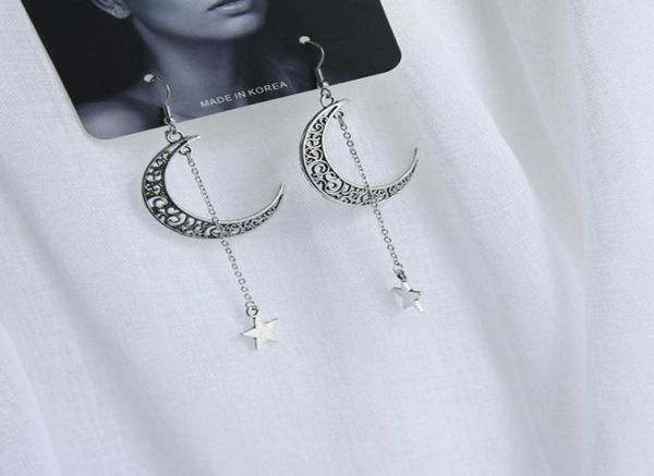 new fashion gothic retro punk moon star charm earrings handmade statement dangle earrings women earrings3478417, Golden
new fashion gothic retro punk moon star charm earrings handmade statement dangle earrings women earrings3478417, Golden