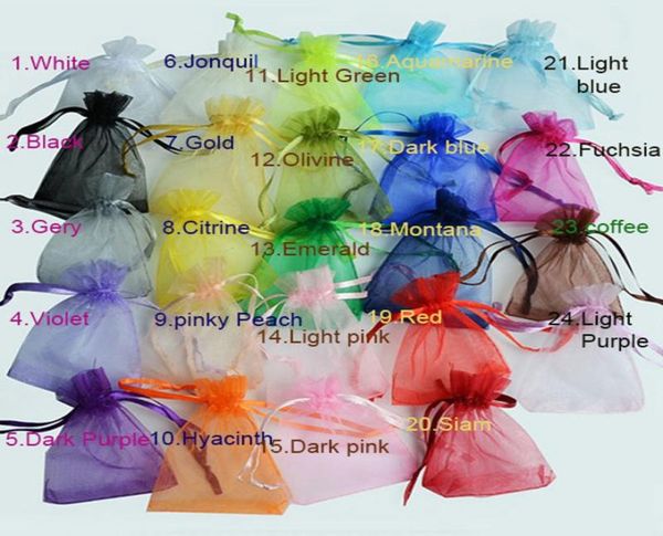 100pcs 7x9 9x12 10x15 13x18cm organza bags jewelry packaging bags wedding party decoration drawable bags gift pouches 24 colors1009175, Pink;blue
100pcs 7x9 9x12 10x15 13x18cm organza bags jewelry packaging bags wedding party decoration drawable bags gift pouches 24 colors1009175, Pink;blue