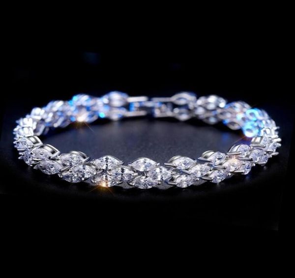 luxury jewelry sparkling 18k white gold filled marquise z cz diamond full roma bracelet party women bracelet for lovers03150516, Golden;silver
luxury jewelry sparkling 18k white gold filled marquise z cz diamond full roma bracelet party women bracelet for lovers03150516, Golden;silver