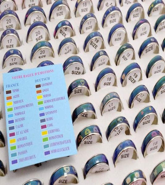 whole lots 6mm color changing mood rings bands mixed pattern styles with size lable and endurable color changing 1535564, Silver
whole lots 6mm color changing mood rings bands mixed pattern styles with size lable and endurable color changing 1535564, Silver