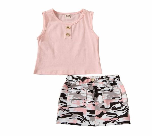 2020 baby summer clothing toddler kids baby girl clothes set vest shirt camo sheath skirts 2pcs outfits set 6m5t5961355, White
2020 baby summer clothing toddler kids baby girl clothes set vest shirt camo sheath skirts 2pcs outfits set 6m5t5961355, White