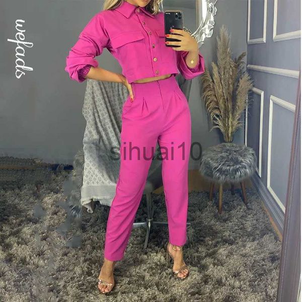 women's two piece pants wefads women two piece set autumn casual long sleeve solid lapel single breasted loose with pockets pants sets, White
women's two piece pants wefads women two piece set autumn casual long sleeve solid lapel single breasted loose with pockets pants sets, White