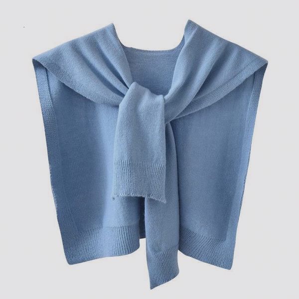shawls spring autumn korean knitted shoulder women's knot solid color with air conditioning small shawl to protect neck blue 230717, Blue;gray
shawls spring autumn korean knitted shoulder women's knot solid color with air conditioning small shawl to protect neck blue 230717, Blue;gray