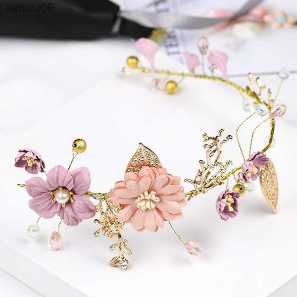 long hair jewelry pink flower headband wedding hair ornaments headband bride headdress handmade bridal wedding hair decoration l230704, White;golden
long hair jewelry pink flower headband wedding hair ornaments headband bride headdress handmade bridal wedding hair decoration l230704, White;golden