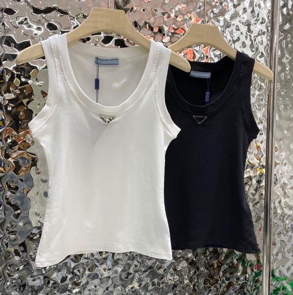 designer womens tanks camis triangle tank women's cotton ice feel vest metal triangle slim fit knitted camisole yoga vest underlay shir, White
designer womens tanks camis triangle tank women's cotton ice feel vest metal triangle slim fit knitted camisole yoga vest underlay shir, White