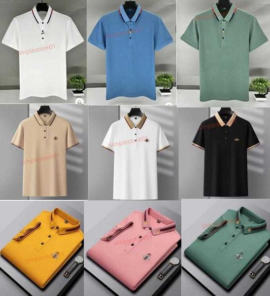 designer brand fashion polo shirt 100% cotton black men korean embroidery casual short sleeve high-end men's clothing, White;black
designer brand fashion polo shirt 100% cotton black men korean embroidery casual short sleeve high-end men's clothing, White;black
