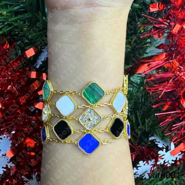 fashion classic 4/4 leaf clover bracelet 18k gold onyx shell mother of pearl women girls wedding mother's day jewellery women gifts, Golden;silver
fashion classic 4/4 leaf clover bracelet 18k gold onyx shell mother of pearl women girls wedding mother's day jewellery women gifts, Golden;silver