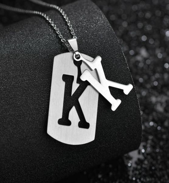 stainless steel 26 english alphabet pendants necklace men jewelry personality hollow letter pendant cross chain friendship gifts7061929, Silver
stainless steel 26 english alphabet pendants necklace men jewelry personality hollow letter pendant cross chain friendship gifts7061929, Silver
