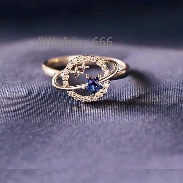 new design simple personality special star planet ring sapphire star moon ring femme for mother's day gift, Silver
new design simple personality special star planet ring sapphire star moon ring femme for mother's day gift, Silver