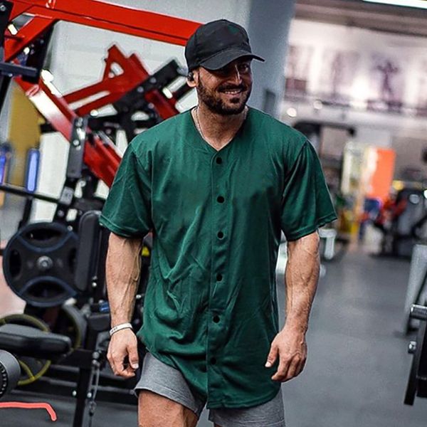 men's t shirts muscle shirt fitness short sleeve sport single breasted fitted hip hop blouse men summer clothes 230717, White;black
men's t shirts muscle shirt fitness short sleeve sport single breasted fitted hip hop blouse men summer clothes 230717, White;black