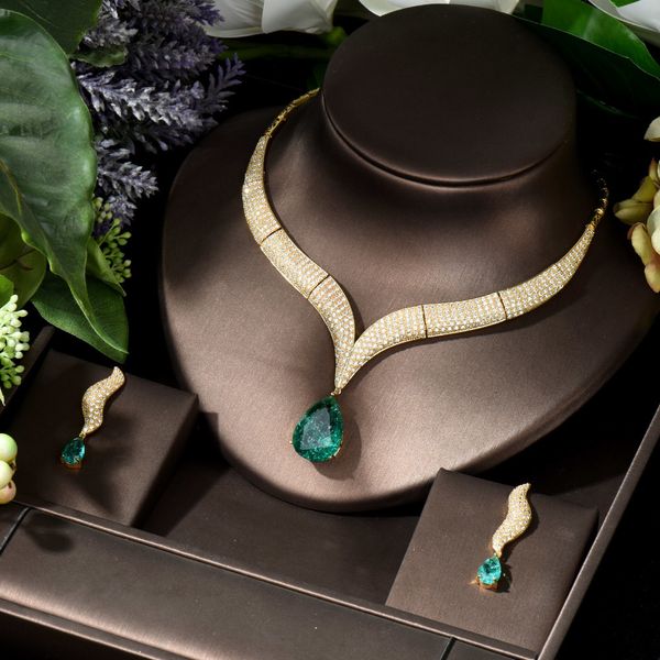 wedding jewelry sets hibride arrival fashion luxury shinning cubic zircon party necklace earring set for women bridalgift n 1263 230717, Slivery;golden
wedding jewelry sets hibride arrival fashion luxury shinning cubic zircon party necklace earring set for women bridalgift n 1263 230717, Slivery;golden