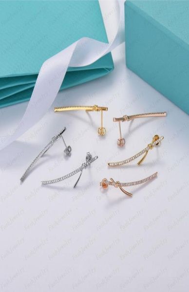 full diamond rope knot stud 18k gold plated luxury brand designer letter heart earrings female simple pearl earrings wedding jewel7355767, Golden;silver 
full diamond rope knot stud 18k gold plated luxury brand designer letter heart earrings female simple pearl earrings wedding jewel7355767, Golden;silver
