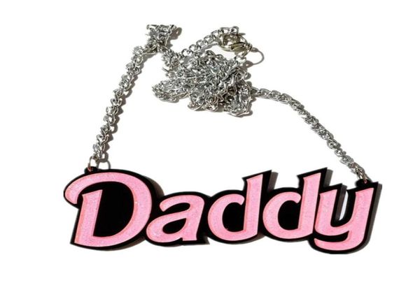 dad pendant necklace pink glitter statement necklace for women acrylic fashion jewelry girl039s accessories7627042, Silver
dad pendant necklace pink glitter statement necklace for women acrylic fashion jewelry girl039s accessories7627042, Silver