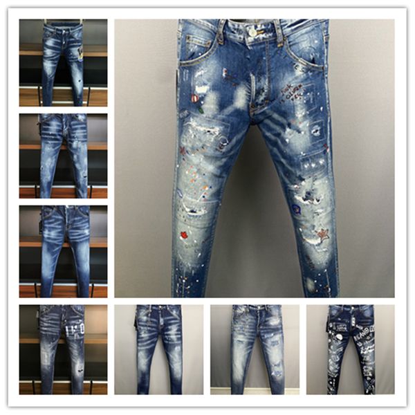 2023 new arrivals d2 mens luxury designer denim jeans dsquared2 holes dsq2 trousers dsquare jeans coolguy biker pants mens clothing 2#9805, Blue
2023 new arrivals d2 mens luxury designer denim jeans dsquared2 holes dsq2 trousers dsquare jeans coolguy biker pants mens clothing 2#9805, Blue