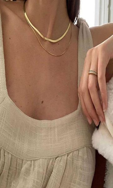antiallergic minimalist double layers necklace 14k gold plated box amp herringbone chain choker necklaces for women1134071, Silver
antiallergic minimalist double layers necklace 14k gold plated box amp herringbone chain choker necklaces for women1134071, Silver