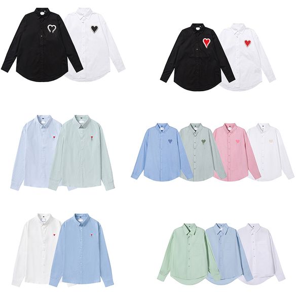 mens casual shirts woman shirt designer shirt mens pink button up shirt clothing fashion tee polos summer classic heart long sleeve, White;black
mens casual shirts woman shirt designer shirt mens pink button up shirt clothing fashion tee polos summer classic heart long sleeve, White;black