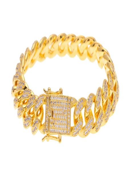 mens iced out 12mm thick heavy gold silver cz cuban link bracelet copper material lab rhinestone clasp chain bracelet 8quot2180695, Black
mens iced out 12mm thick heavy gold silver cz cuban link bracelet copper material lab rhinestone clasp chain bracelet 8quot2180695, Black