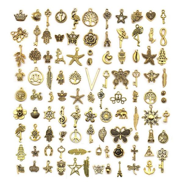 charms for jewelry making supplies kit mixed smooth tibetan silver metal charms findings diy craft accessories bracelet necklace 9189019, Bronze;silver
charms for jewelry making supplies kit mixed smooth tibetan silver metal charms findings diy craft accessories bracelet necklace 9189019, Bronze;silver