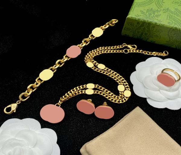 women designer necklace bracelets earrings rings jewelry set pink gold fashion mens necklaces bracelet earring ring letter g jewel7727763, Black
women designer necklace bracelets earrings rings jewelry set pink gold fashion mens necklaces bracelet earring ring letter g jewel7727763, Black