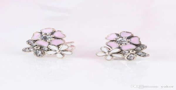new pink enamel flowers stud earring original box for 925 sterling silver women's earring set jewelry accessories5725761, Golden;silver
new pink enamel flowers stud earring original box for 925 sterling silver women's earring set jewelry accessories5725761, Golden;silver