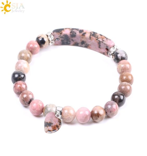 csja discount natural gemstone bangle line rhodonite love heart fitting healing mala beads bracelets rectangle stones for women je9543976, Black
csja discount natural gemstone bangle line rhodonite love heart fitting healing mala beads bracelets rectangle stones for women je9543976, Black