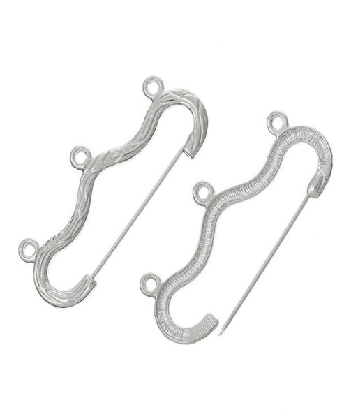100 pcs large brooches safety pin 3 holes silver plated 46cm good for diy craft4522747, Gray
100 pcs large brooches safety pin 3 holes silver plated 46cm good for diy craft4522747, Gray
