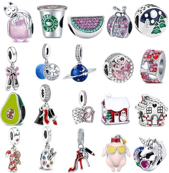 fashion s925 sterling silver beads charms beaded classic coffee cup lipstick colorful pendant original fit bracelet luxury jewelry diy women, Bronze;silver
fashion s925 sterling silver beads charms beaded classic coffee cup lipstick colorful pendant original fit bracelet luxury jewelry diy women, Bronze;silver