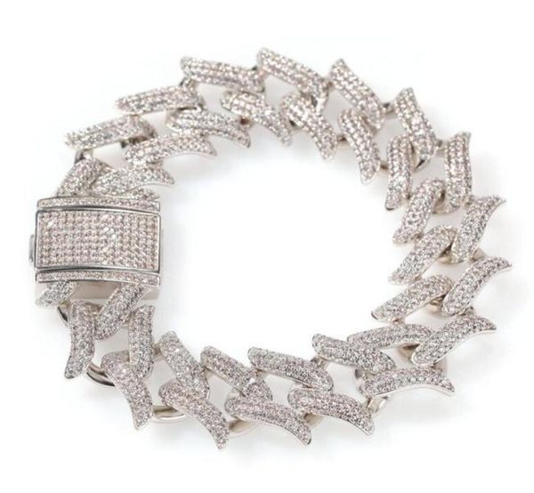 20mm bramble cuban bracelet lock clasp link 8 inch bracelet iced out zircon bling hip hop men jewelry gift beaded charms bracelets8224568, Black
20mm bramble cuban bracelet lock clasp link 8 inch bracelet iced out zircon bling hip hop men jewelry gift beaded charms bracelets8224568, Black