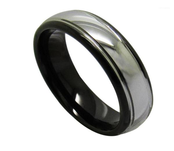 vintage 6mm width black rings for men tungsten wedding band dome band high polished silver color outside 61316300033, Slivery;golden 
vintage 6mm width black rings for men tungsten wedding band dome band high polished silver color outside 61316300033, Slivery;golden