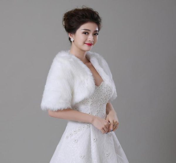 real po wedding bolero wraps with half sleeves whtie ivory faux fur bridal jacket in stock bride coat cape shawl 2903091, White
real po wedding bolero wraps with half sleeves whtie ivory faux fur bridal jacket in stock bride coat cape shawl 2903091, White