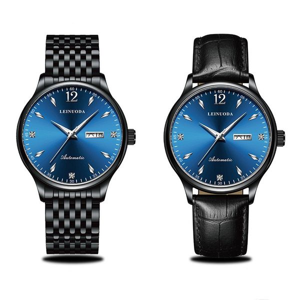 men's watch black diamond 40mm automatic mechanical sapphire blue faced waterproof luminous stainless steel, Slivery;black
men's watch black diamond 40mm automatic mechanical sapphire blue faced waterproof luminous stainless steel, Slivery;black