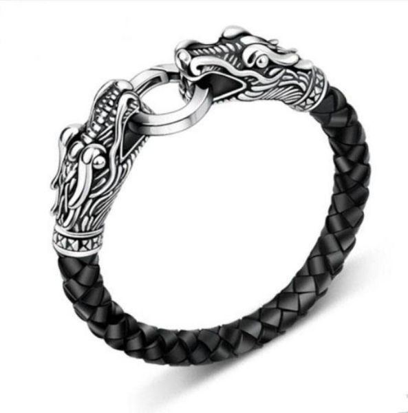 leather tibetan silver men bracelet titanium fashion male vintage accessories parataxis dragon bracelet men jewelry sl09086442115215364, Golden;silver
leather tibetan silver men bracelet titanium fashion male vintage accessories parataxis dragon bracelet men jewelry sl09086442115215364, Golden;silver