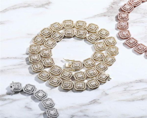 new fashion 13mm 1822inch gold plated bling cz cubic square tennis cuban chains necklace bracelet jewelry for men womenhip hop je7234071, Silver
new fashion 13mm 1822inch gold plated bling cz cubic square tennis cuban chains necklace bracelet jewelry for men womenhip hop je7234071, Silver