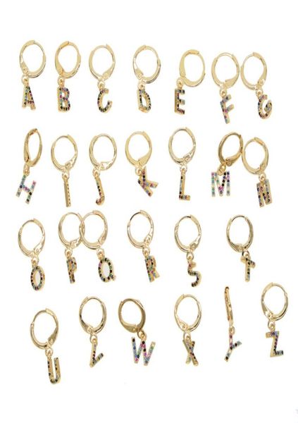 26 initial dangle earring colorful cz paved alphabet charms simple customize name letter jewelry8828506, Silver
26 initial dangle earring colorful cz paved alphabet charms simple customize name letter jewelry8828506, Silver
