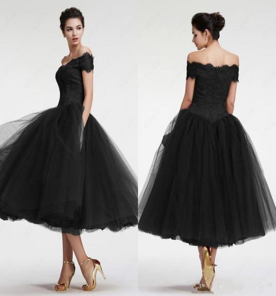 gothic black short prom dresses 2020 new ball gown tea length offtheshoulder lace tulle formal evening dress party gowns2128369
gothic black short prom dresses 2020 new ball gown tea length offtheshoulder lace tulle formal evening dress party gowns2128369