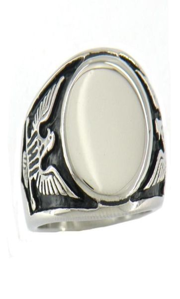 fanssteel stainless steel punk vintage mens or womens jewelry engravable signet spirit eagle ring gift for brothers sisters fsr07w2631603, Silver
fanssteel stainless steel punk vintage mens or womens jewelry engravable signet spirit eagle ring gift for brothers sisters fsr07w2631603, Silver