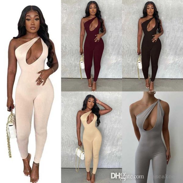 women designer jumpsuits one shoulder sleeveless rompers elegant fashion skinny bodysuit 2023 summer high waiste clubwear, Black;white
women designer jumpsuits one shoulder sleeveless rompers elegant fashion skinny bodysuit 2023 summer high waiste clubwear, Black;white