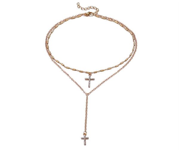 crystal cross necklaces pendants boho double layered necklace catholic religious christian statement jewelry209b3278114, Silver
crystal cross necklaces pendants boho double layered necklace catholic religious christian statement jewelry209b3278114, Silver