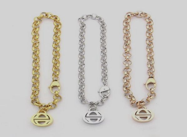 europe america fashion style men lady women titanium steel 18k gold thick chain bracelet with g initials heart pentagram charm 3 c7716050, Golden;silver
europe america fashion style men lady women titanium steel 18k gold thick chain bracelet with g initials heart pentagram charm 3 c7716050, Golden;silver