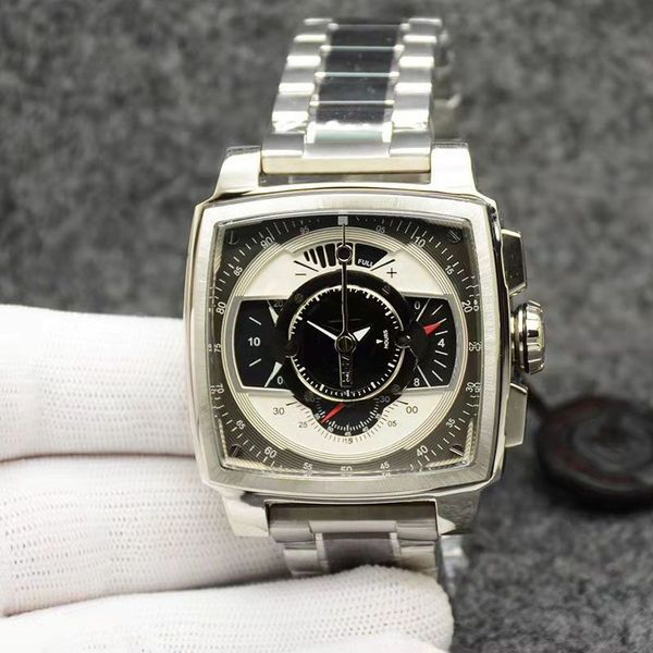 men's watch watches luxury quartz-battery 44mm stainless steel designer watches, Slivery;brown
men's watch watches luxury quartz-battery 44mm stainless steel designer watches, Slivery;brown