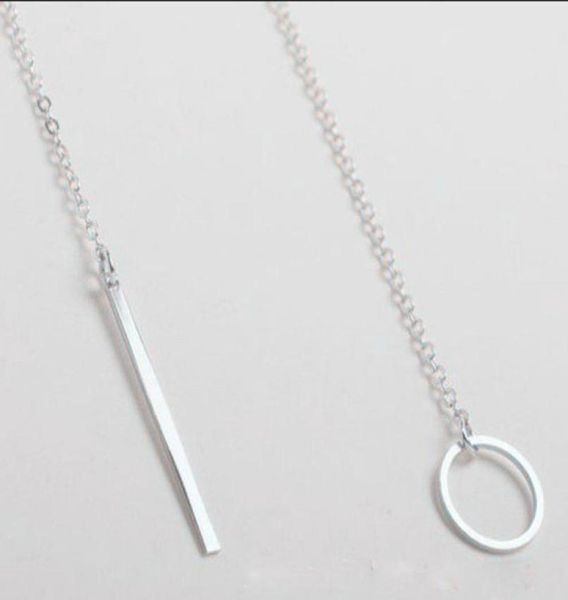 chains 1pc womens unique charming tone bar circle lariat necklace chic y shaped gold color style pendant1222255, Silver
chains 1pc womens unique charming tone bar circle lariat necklace chic y shaped gold color style pendant1222255, Silver
