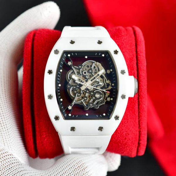 luxury mens mechanical skeleton watch ceramic case richa milles fashion trend rm055 fully automatic mechanical r watch sapphire glass hollow, Slivery;brown
luxury mens mechanical skeleton watch ceramic case richa milles fashion trend rm055 fully automatic mechanical r watch sapphire glass hollow, Slivery;brown