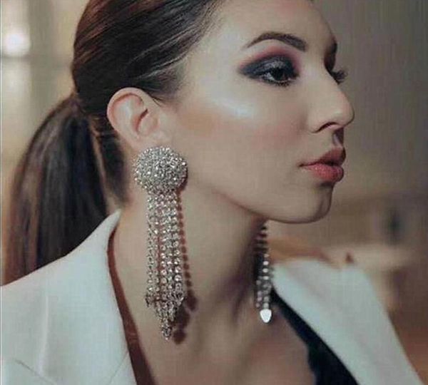 luxury studs tassel drop earrings fashion design jewelry long dangles exaggerated big statement crystal rhinestone love party earr6930217, Golden;silver
luxury studs tassel drop earrings fashion design jewelry long dangles exaggerated big statement crystal rhinestone love party earr6930217, Golden;silver