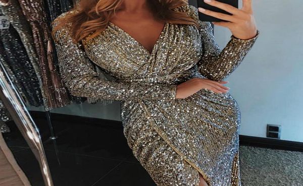 women lighting sparkly bodycon dress split night dresses autumn long sleeve midi party dress sheath sequin clubwear2158276, Black;gray
women lighting sparkly bodycon dress split night dresses autumn long sleeve midi party dress sheath sequin clubwear2158276, Black;gray