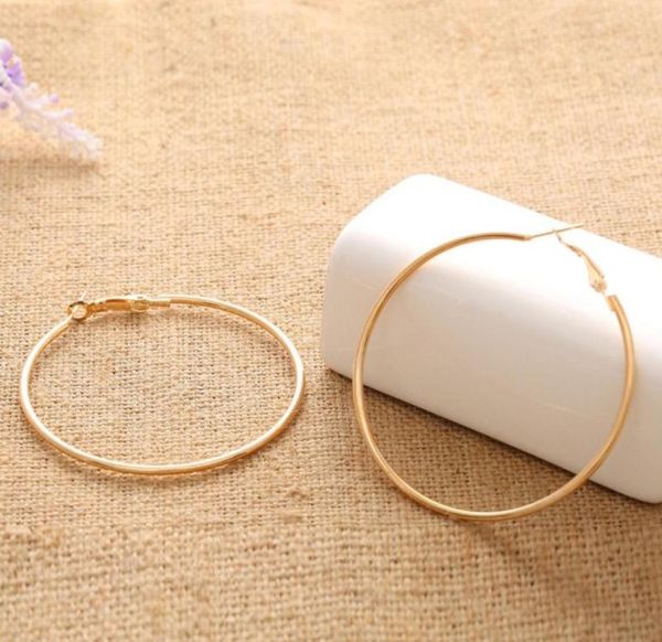 sterling silver hoop earrings large diameter 38cm fashion party jewelry pretty cute christmas gift 8205735, Golden;silver
sterling silver hoop earrings large diameter 38cm fashion party jewelry pretty cute christmas gift 8205735, Golden;silver