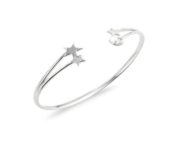 star bracelet settings pearl semi mount 925 sterling silver blank open bangle 3 pieces3217431, Slivery;crystal
star bracelet settings pearl semi mount 925 sterling silver blank open bangle 3 pieces3217431, Slivery;crystal