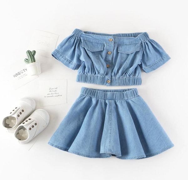 toddler baby girls kids summer clothes fashion high waist dress 2pcs denim suit princess party outfit sets2969433, White
toddler baby girls kids summer clothes fashion high waist dress 2pcs denim suit princess party outfit sets2969433, White