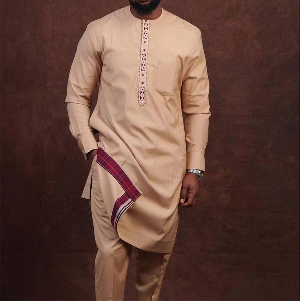 men's tracksuits men's sets african men's suit long sleeve embroidery ethnic style shirt and pants 2piece outfit social male, Gray
men's tracksuits men's sets african men's suit long sleeve embroidery ethnic style shirt and pants 2piece outfit social male, Gray
